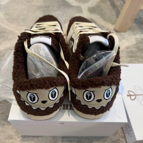 Cold Sins Jack The Ripper Travis Scott x Labubu Customs Mocha Shoes - MENS 10 - Picture 3 of 7